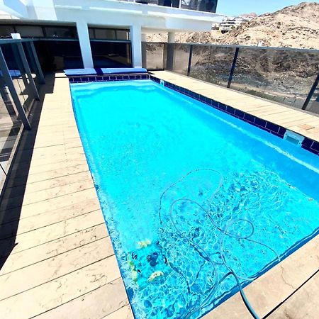 Apartamento Stunning Penthouse With Sea Views And Private Heated Pool Eilat Exterior foto