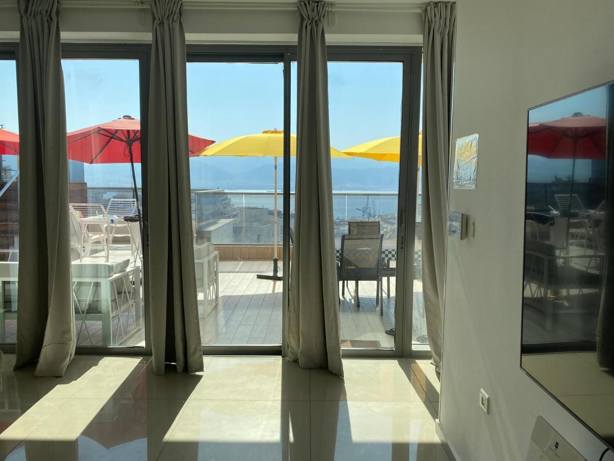 Apartamento Stunning Penthouse With Sea Views And Private Heated Pool Eilat Exterior foto
