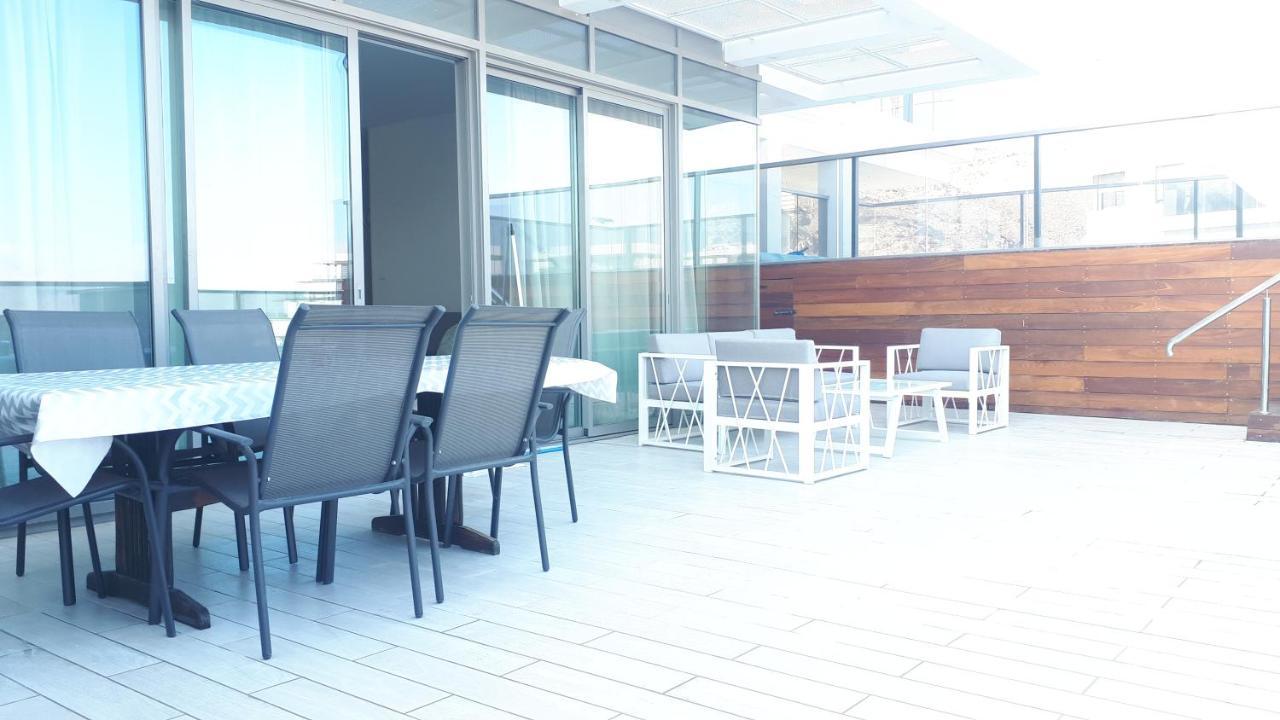 Apartamento Stunning Penthouse With Sea Views And Private Heated Pool Eilat Exterior foto