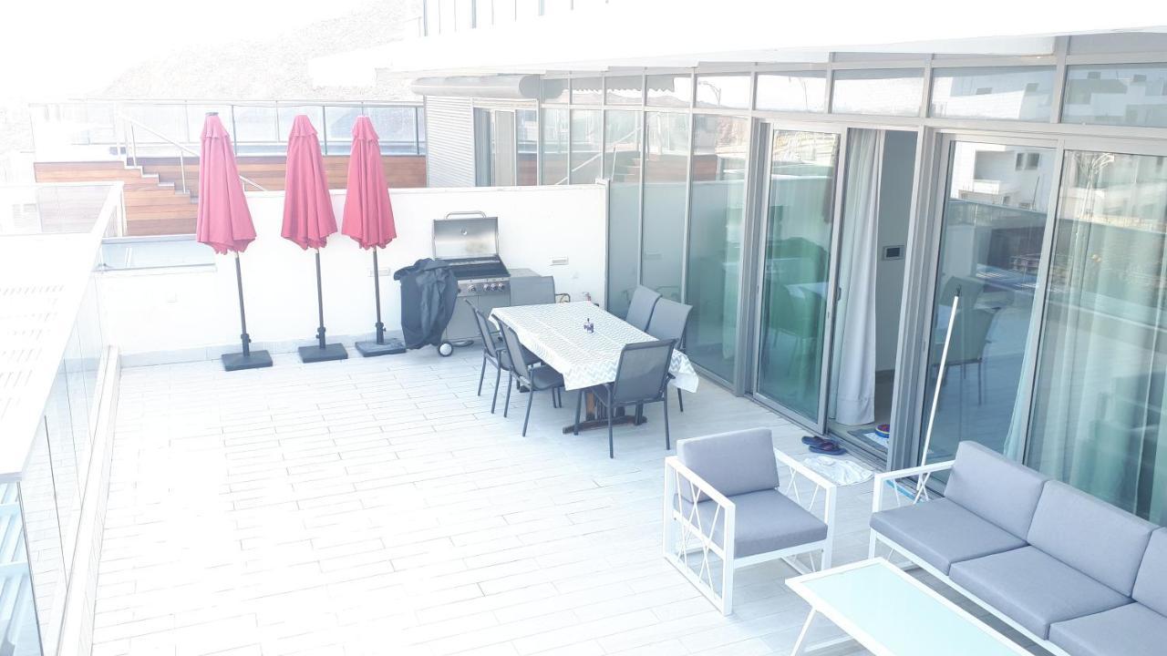 Apartamento Stunning Penthouse With Sea Views And Private Heated Pool Eilat Exterior foto